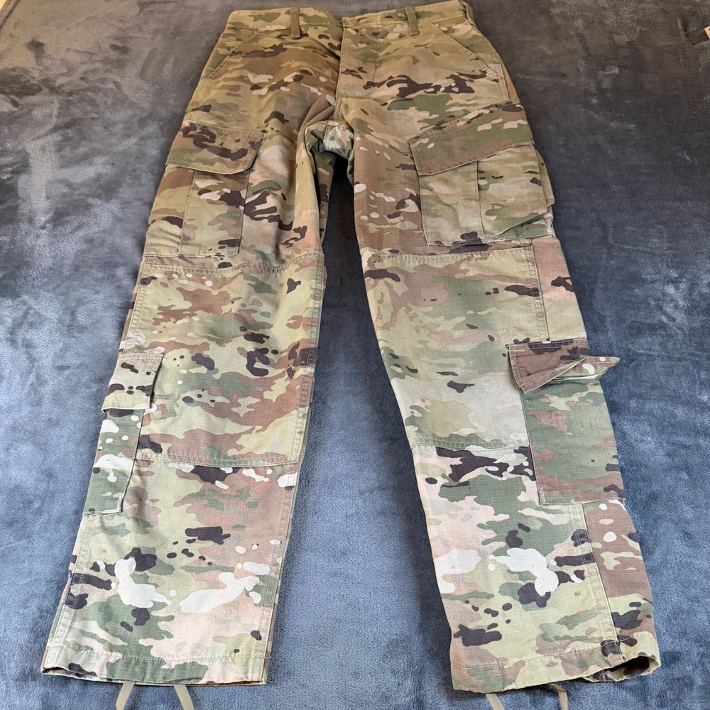 US Army Multicam Combat Cargo Pants Utility Military Tactical Pants Mens 30x30"